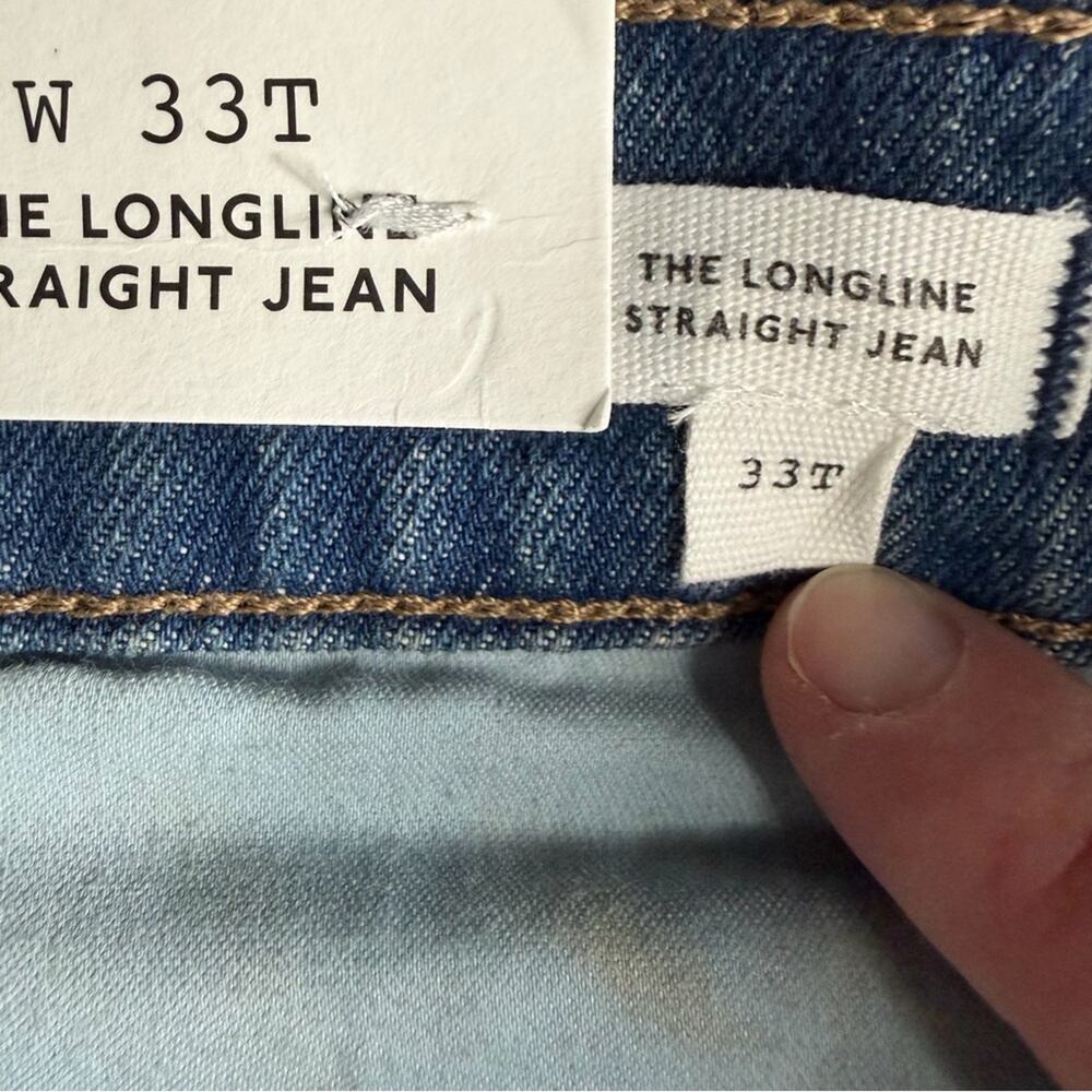 Madewell The Tall Longline Straight Jean Size 33T - Picture 6 of 11